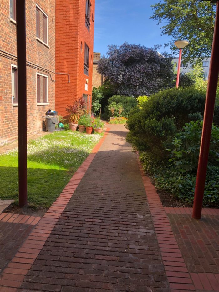 Entrance to a home stay hosts accommodation