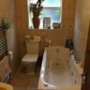 Bathroom with a bath in a home stay accommodation