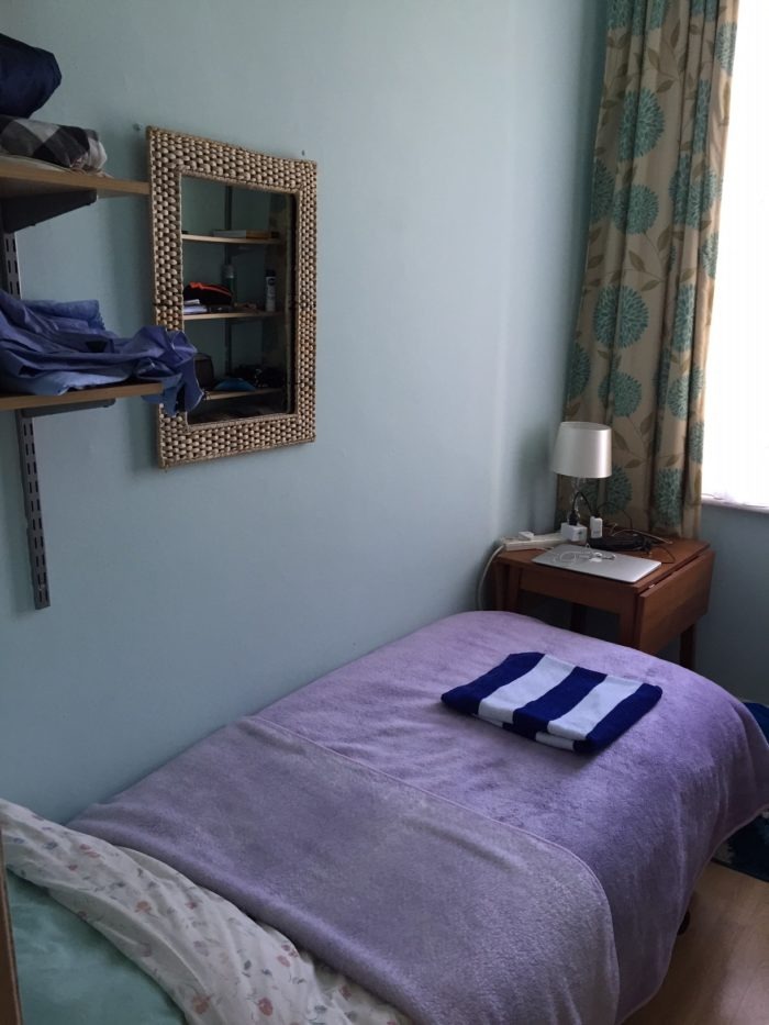 Bedroom in a home stay accommodation